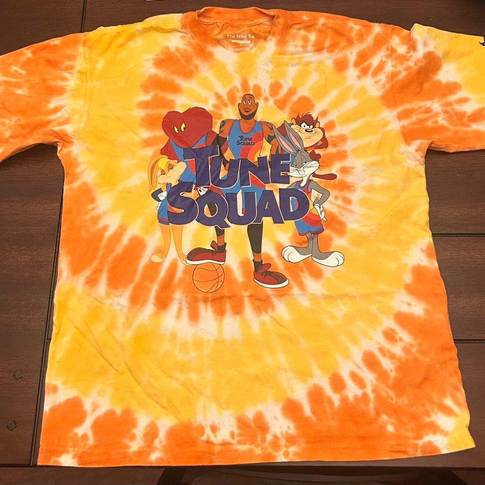 Nike Orange Tie-Dye T-Shirt